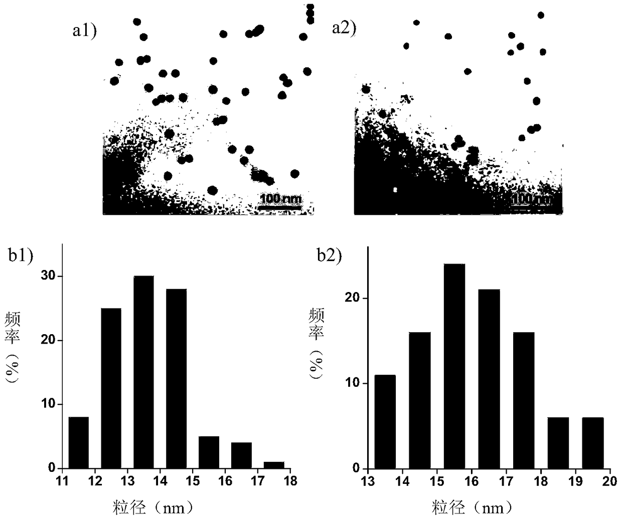 A bifunctional nanoprobe based on lanthanide metals and its preparation method and application