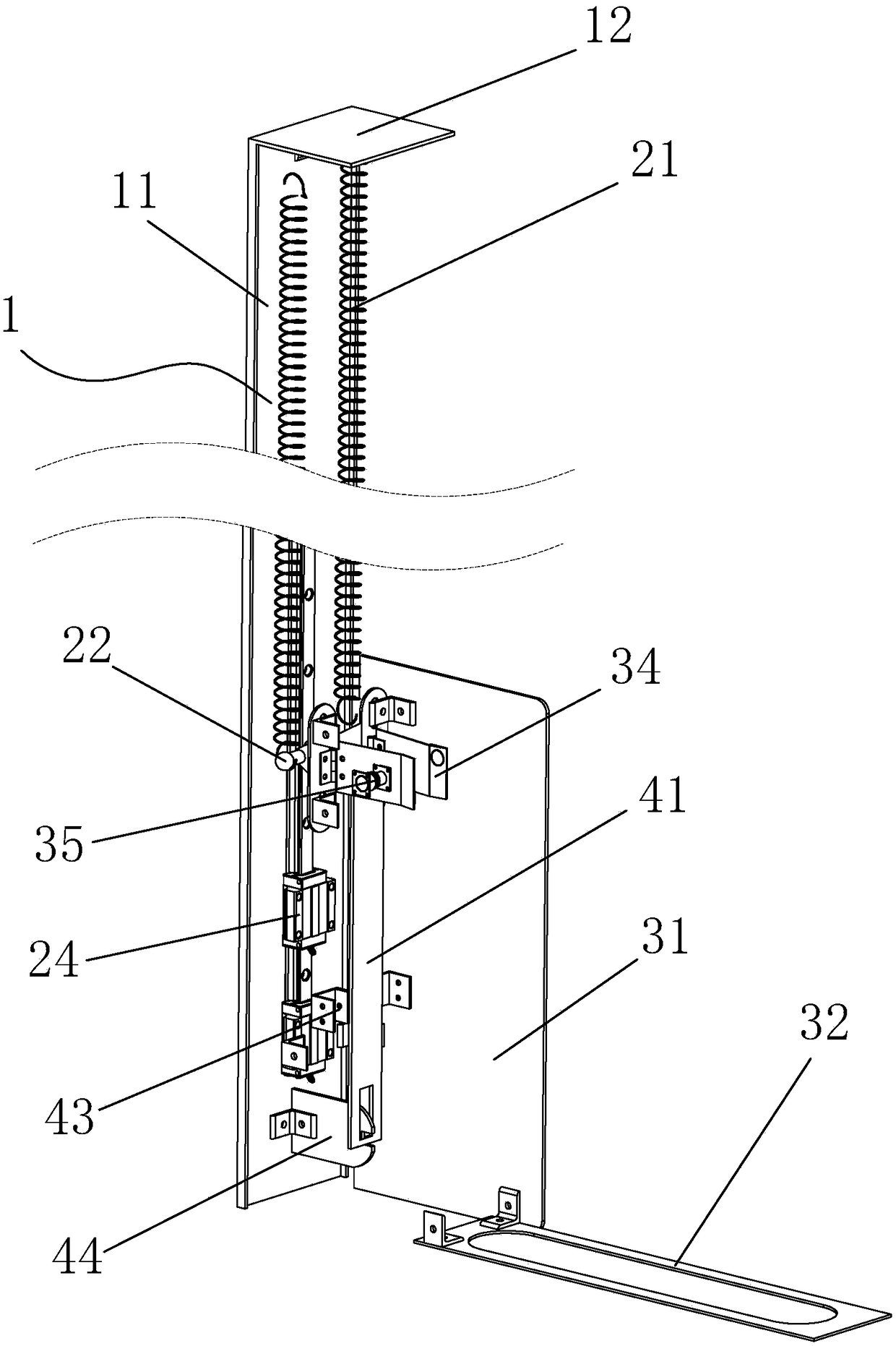 Bicycle standing device