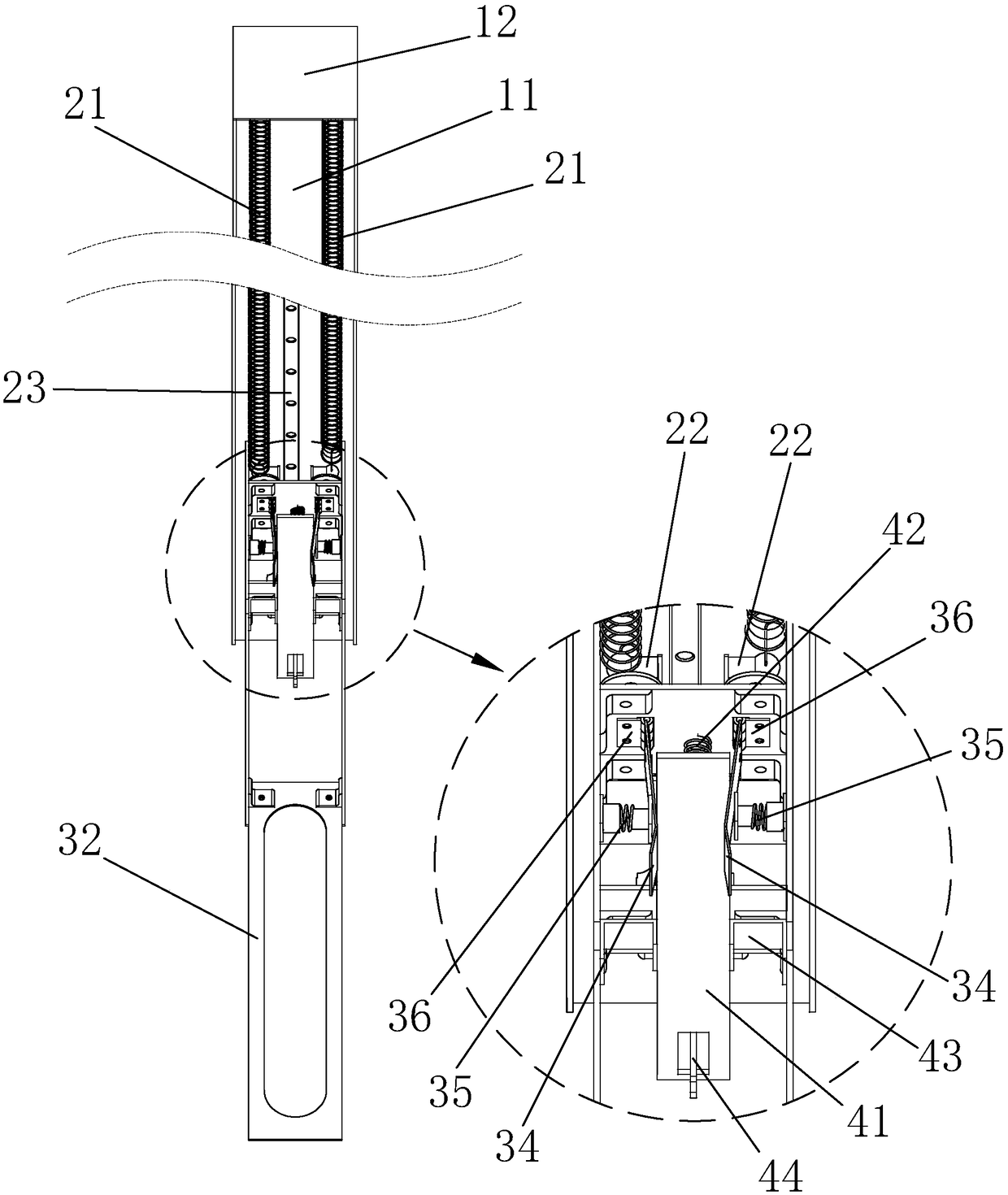 Bicycle standing device