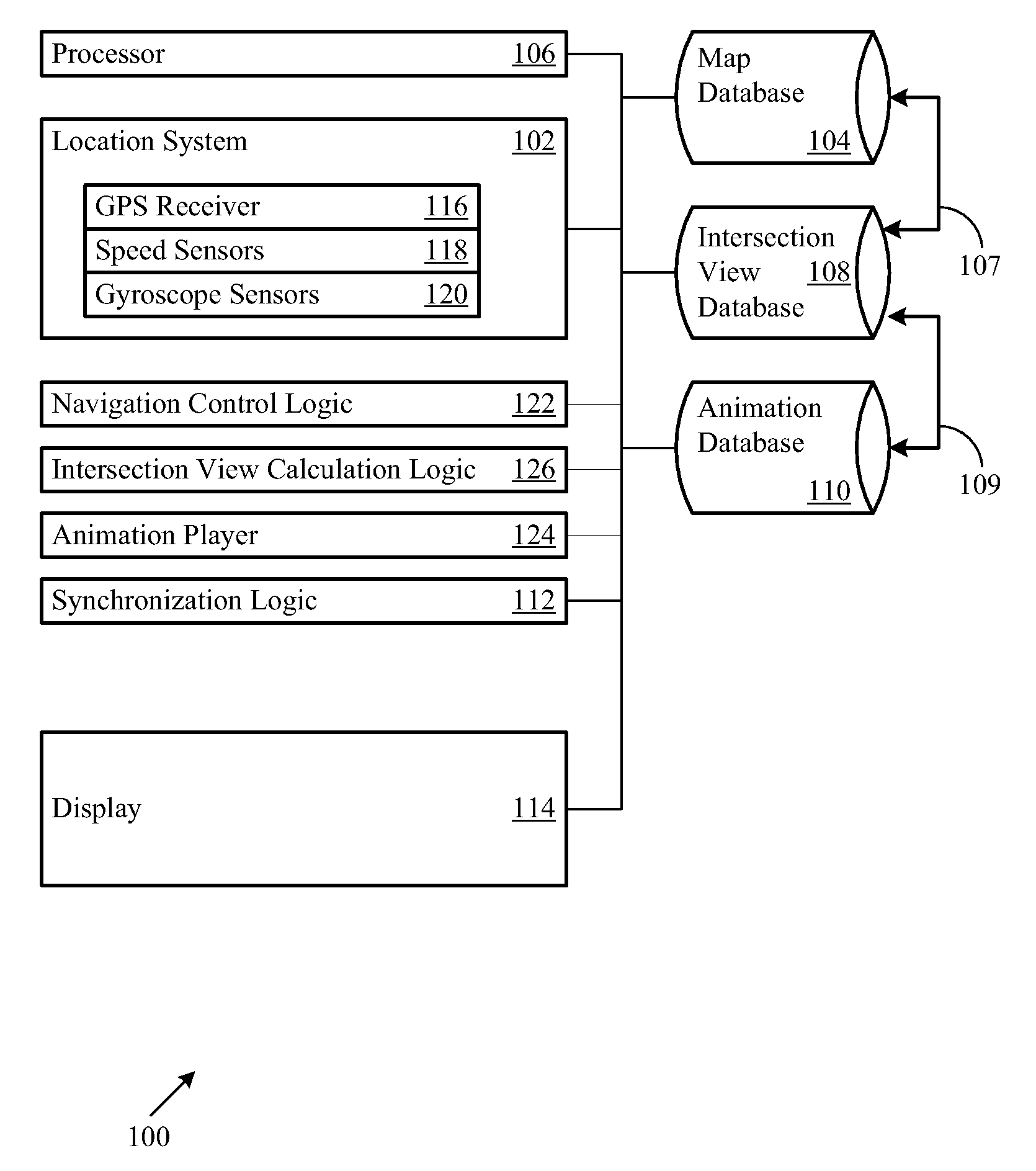 Navigation System with Animated Intersection View