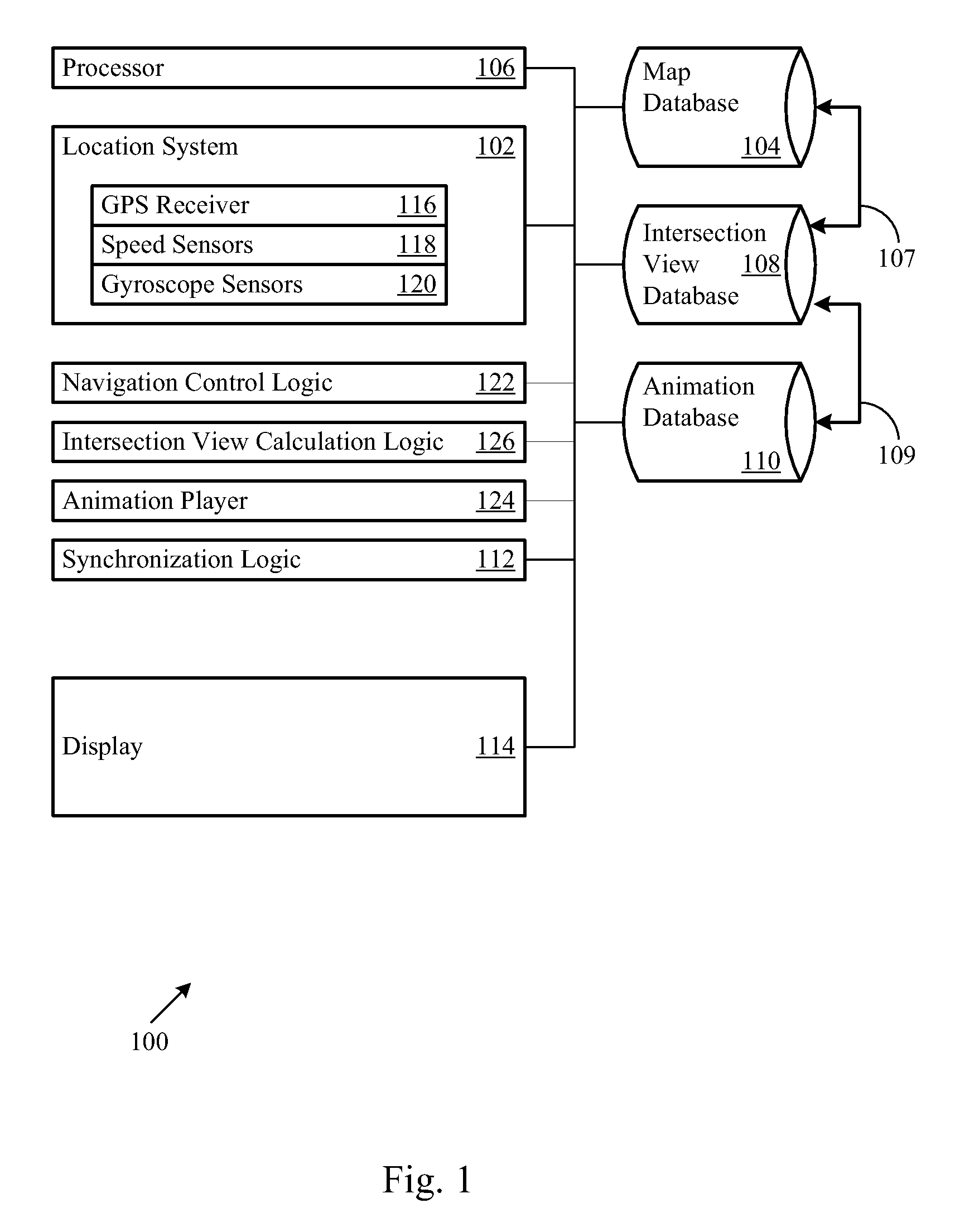 Navigation System with Animated Intersection View