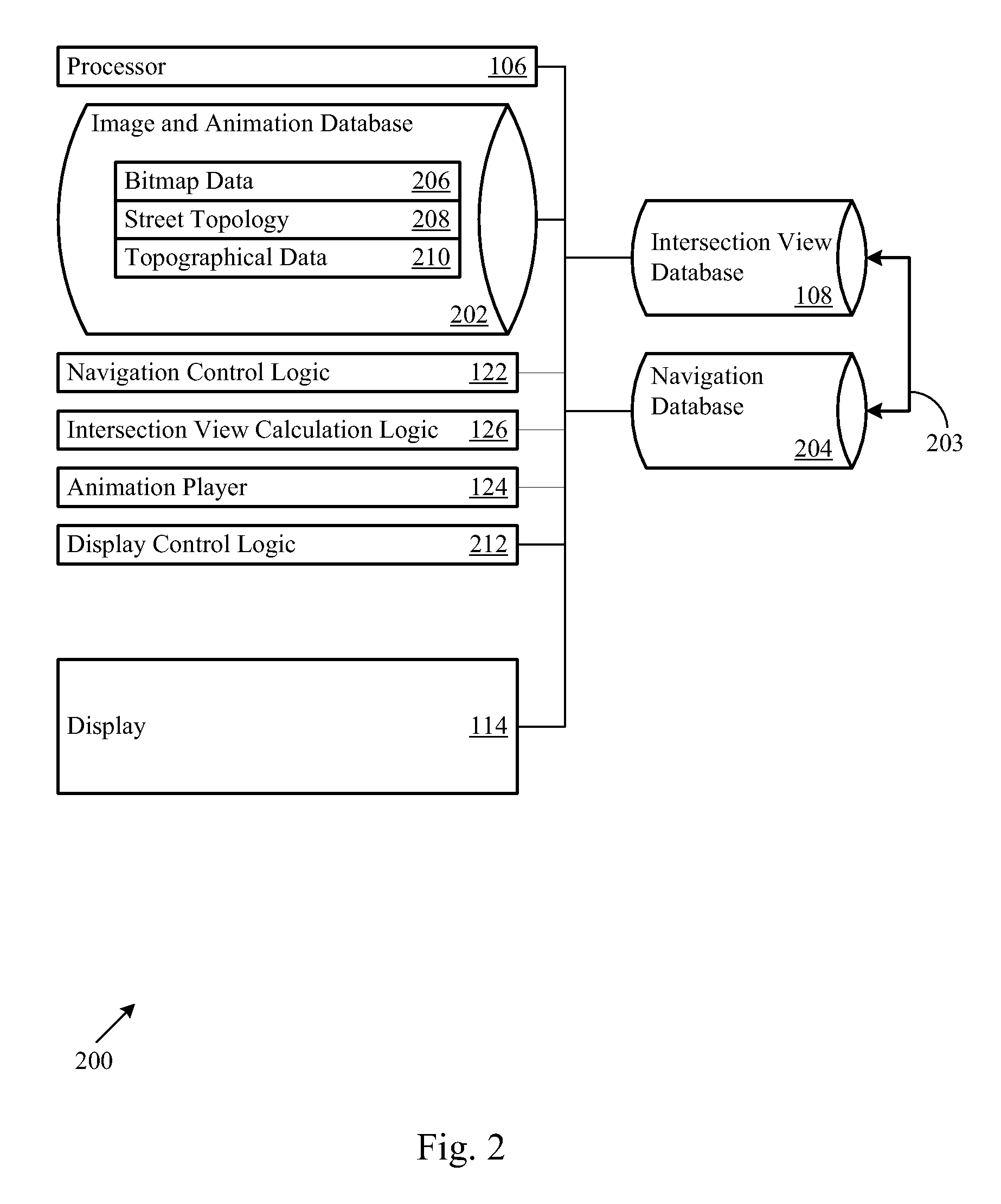 Navigation System with Animated Intersection View