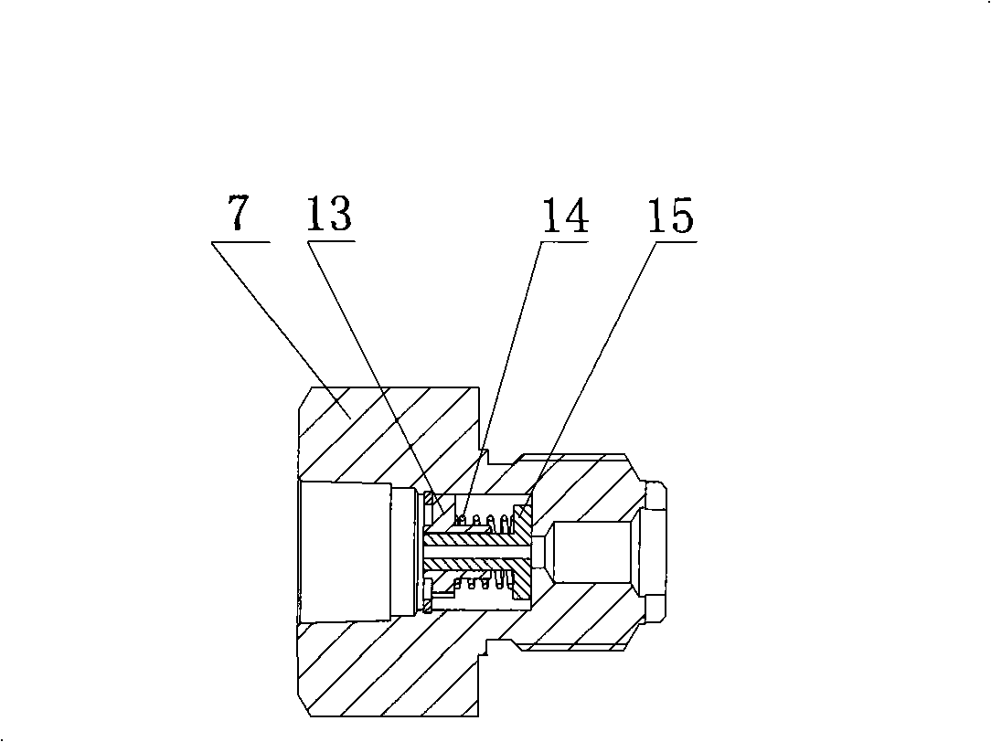 Ultra-high hydraulic lifting valve group for double-acting hydraulic oil cylinder