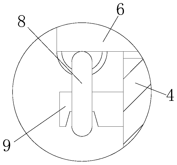 Device for fixedly mounting lithium battery of new energy electric motorcar