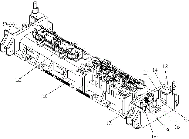 Lower mold structure with convenience in mold storage