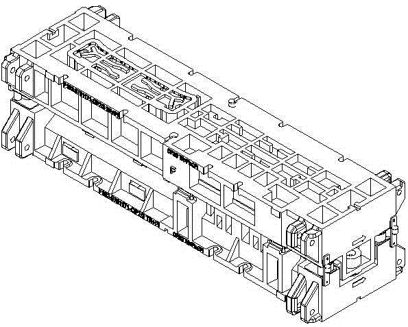 Lower mold structure with convenience in mold storage