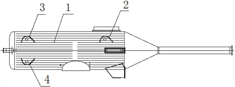 A method of relay hoisting gas cooler