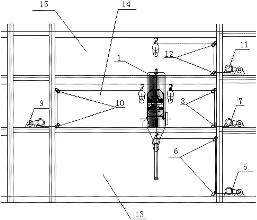 A method of relay hoisting gas cooler