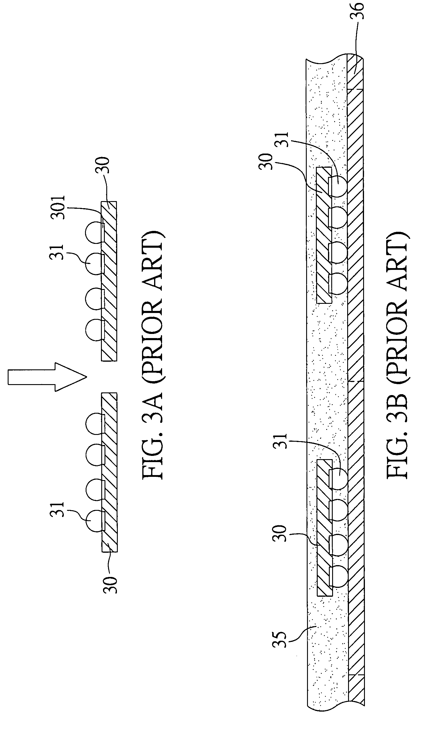 Chip scale package structure with metal pads exposed from an encapsulant