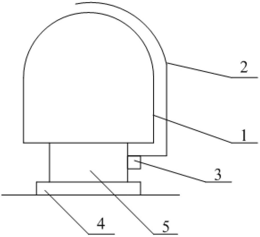 Fixed-point distribution type forest fire monitoring system