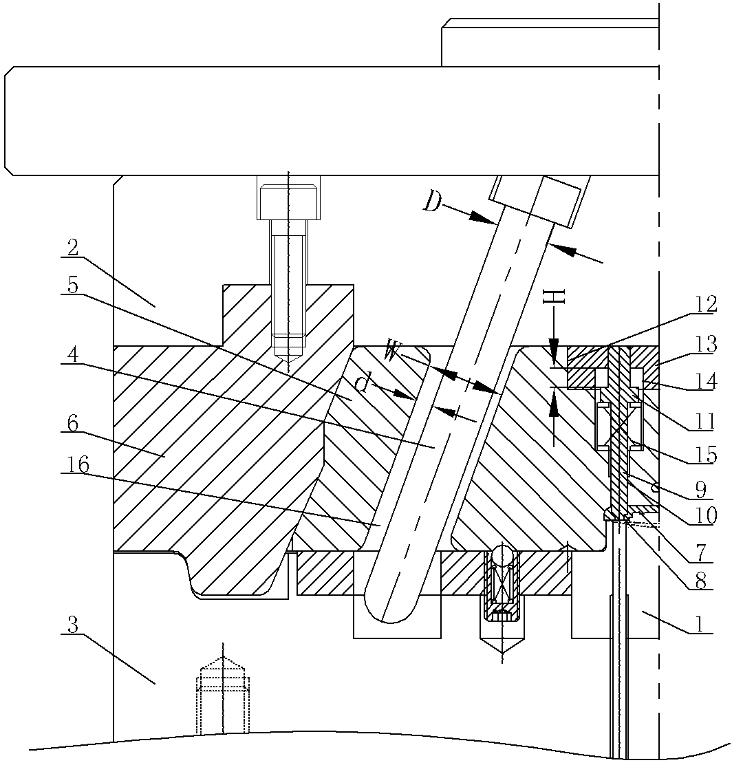 Structure of slide capable of firstly vibrating pin and then sliding out