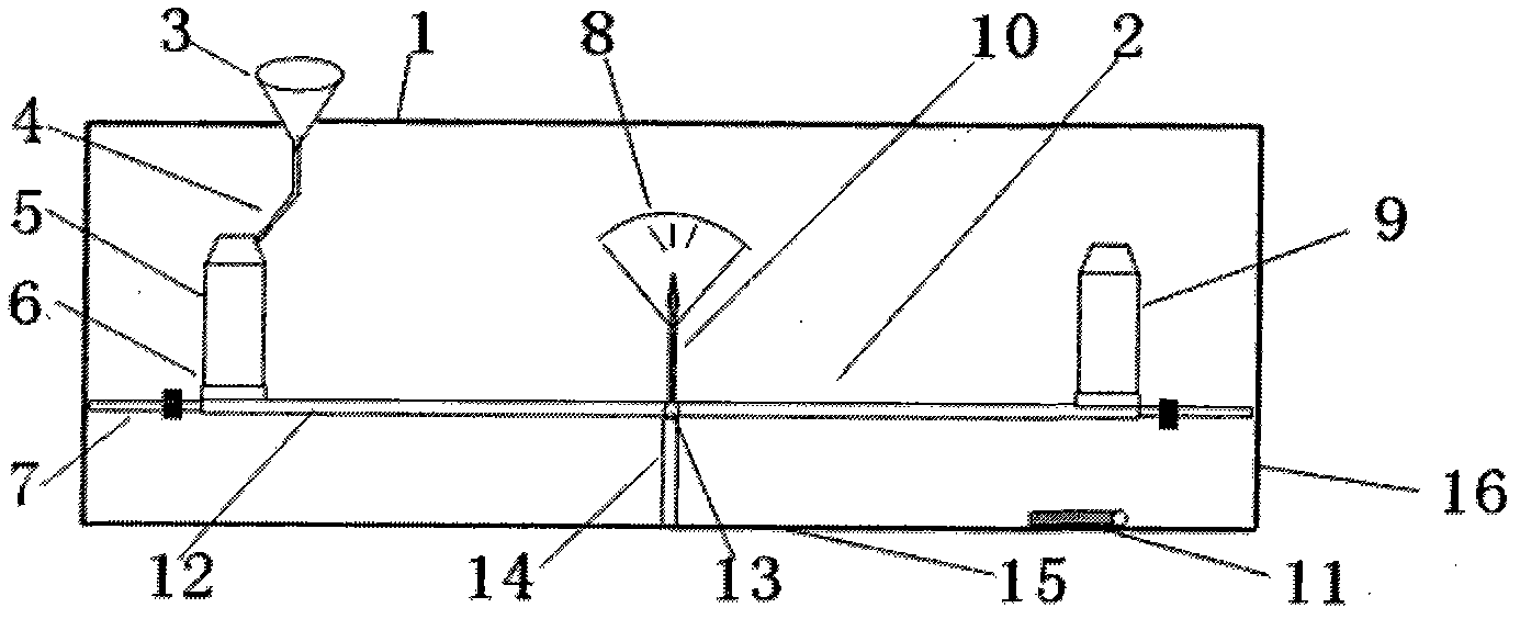 Unpowered rain sample quantitative fraction collector