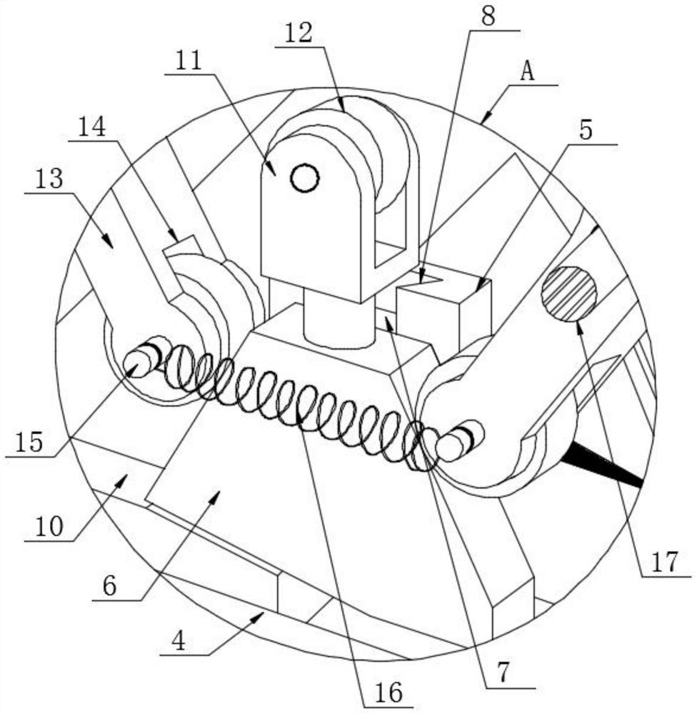 Grinding device for metal pipe fitting machining