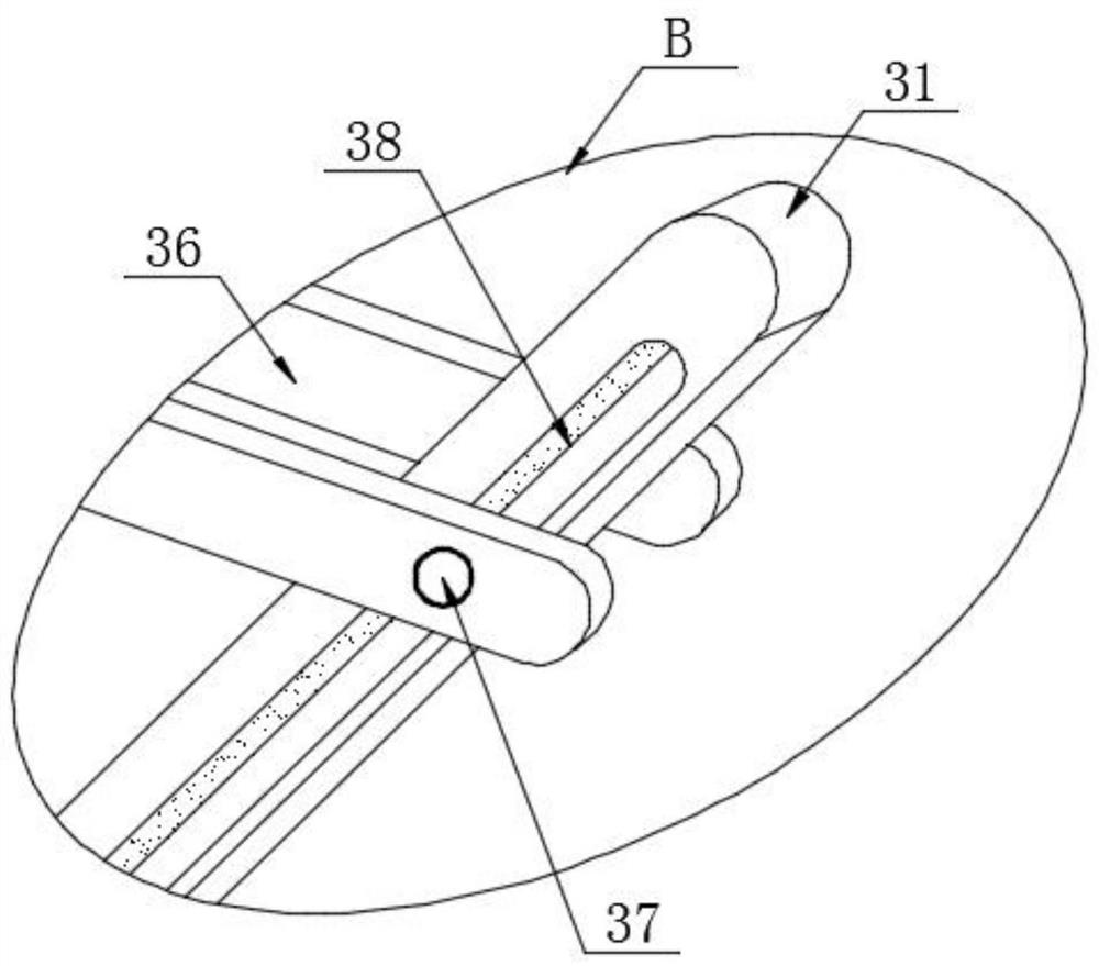 Grinding device for metal pipe fitting machining