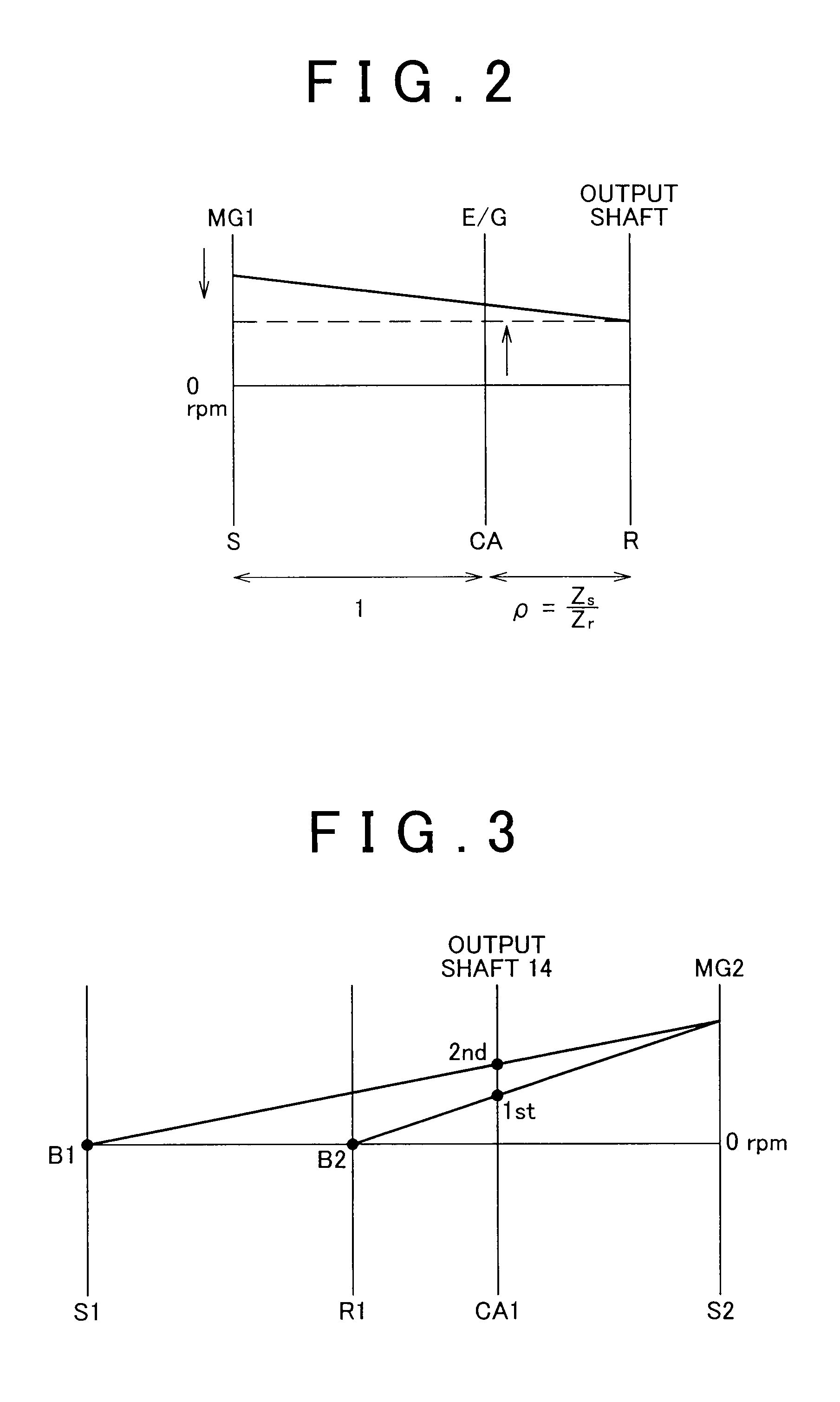 Hybrid vehicle power transmission device and hybrid vehicle