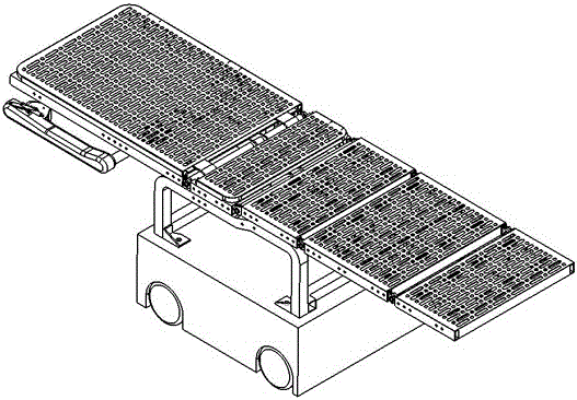 A split robot nursing bed with rehabilitation training function