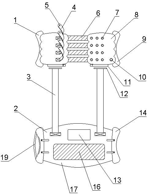 Multifunctional cervical vertebra and lumbar vertebra traction apparatus