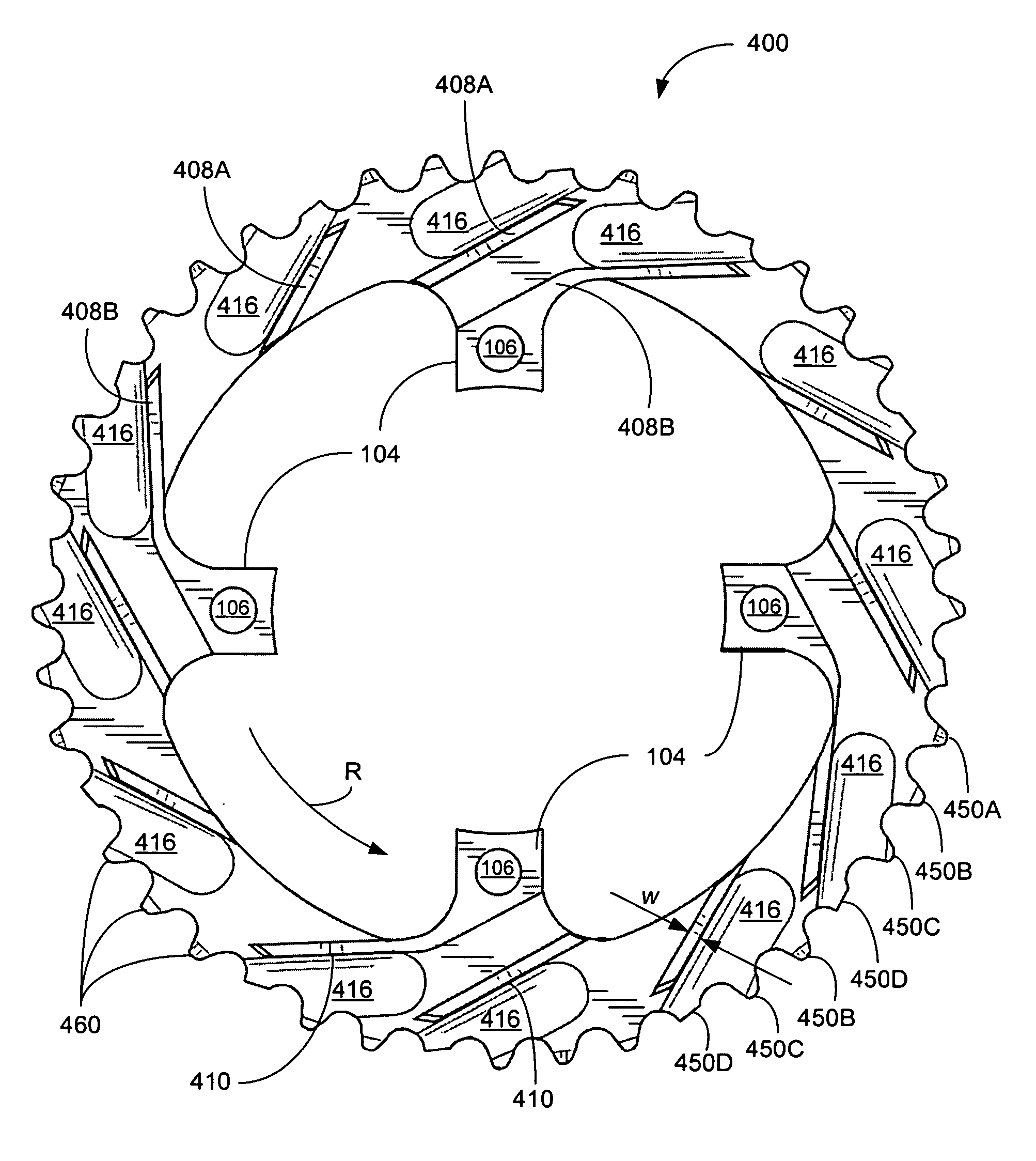 Bicycle chain rings