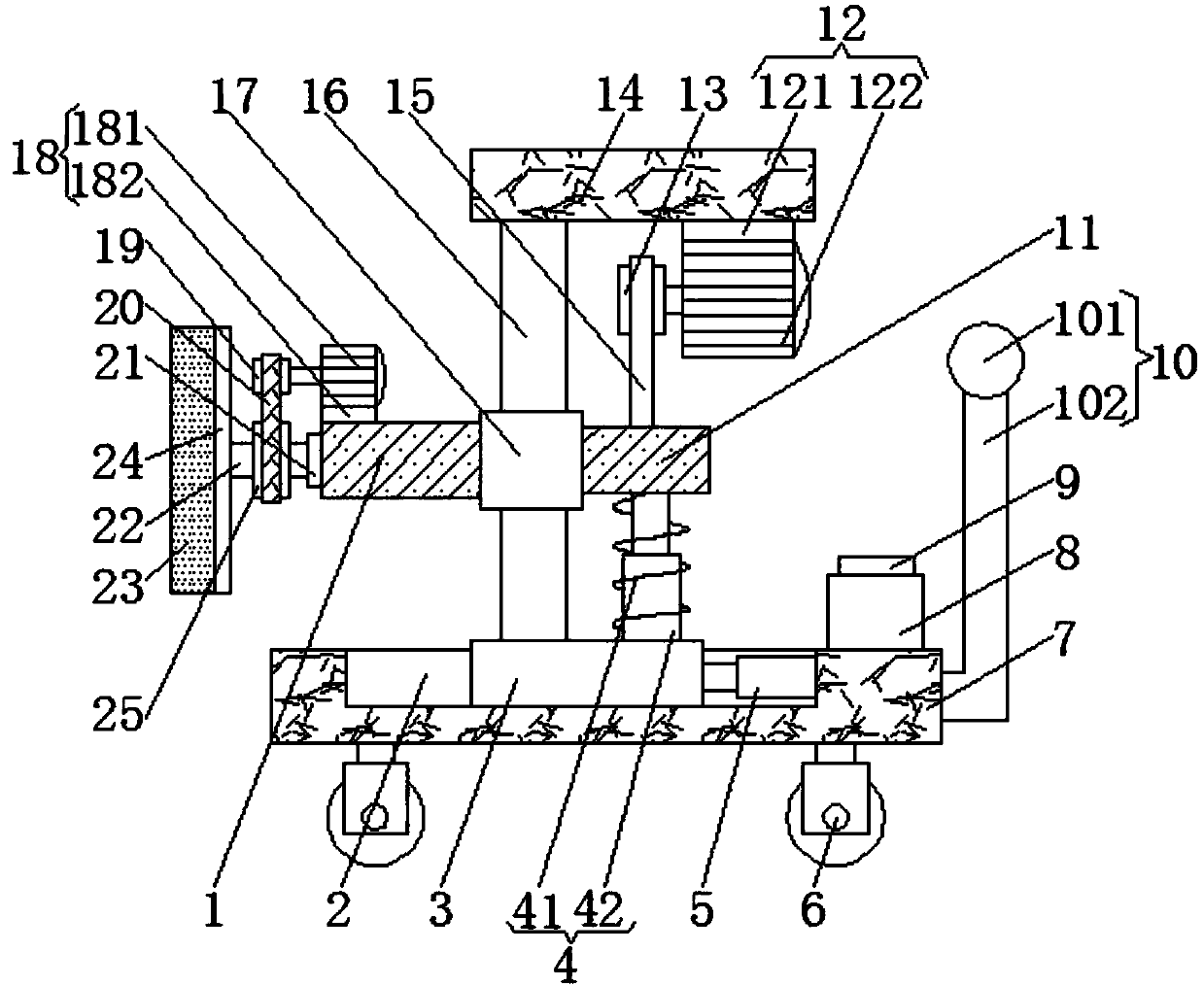 Solar panel surface snow removal device