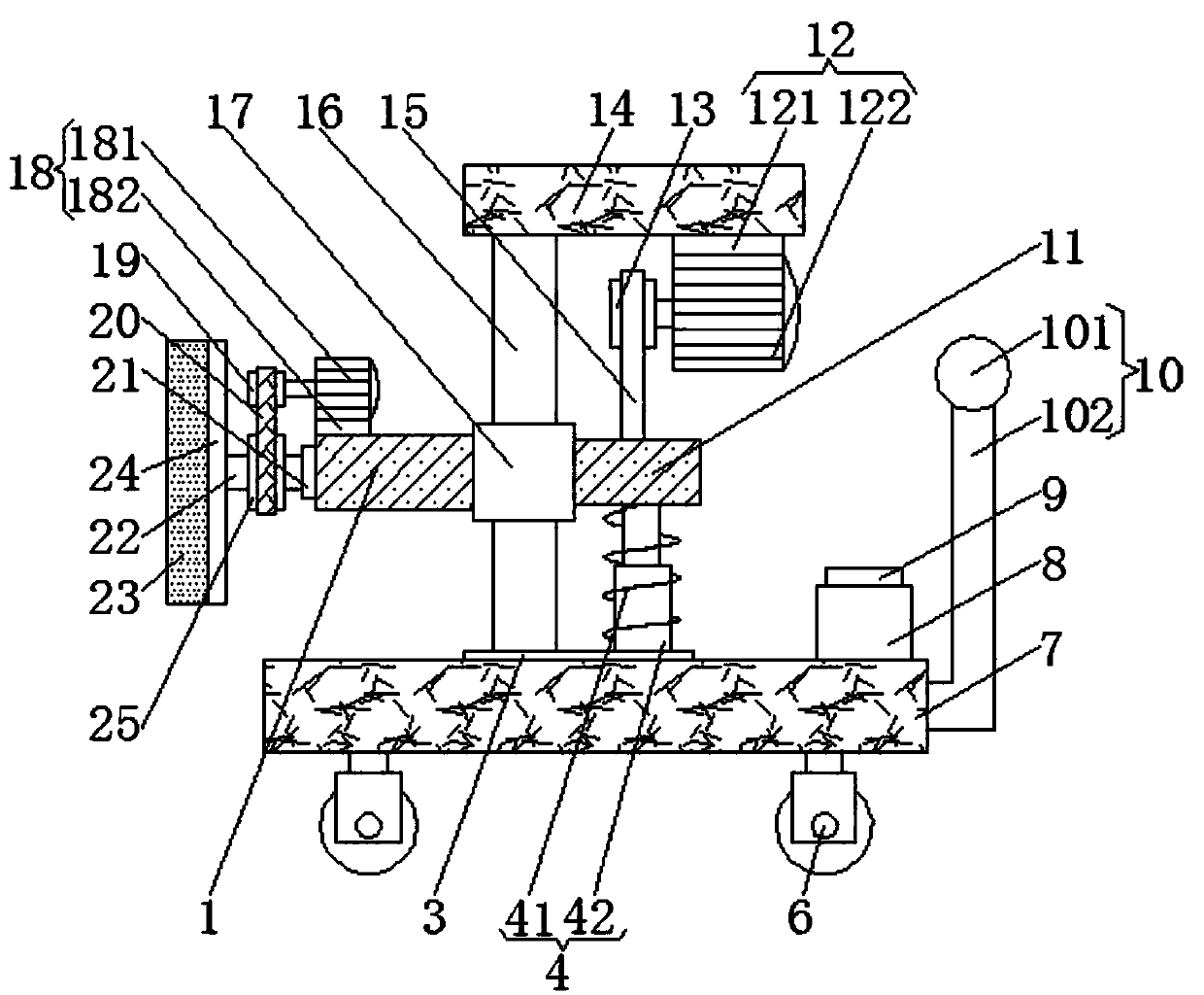 Solar panel surface snow removal device