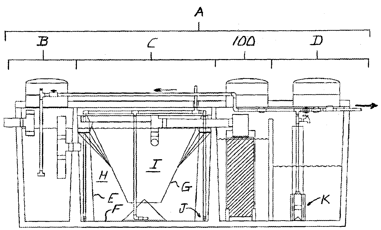 Apparatus For Denitrifying Wastewater