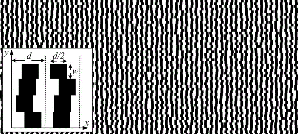 A transmissive self-focusing single-stage diffraction grating