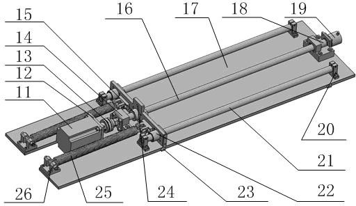 Mass balancing device and method for lower limb rehabilitation training patient