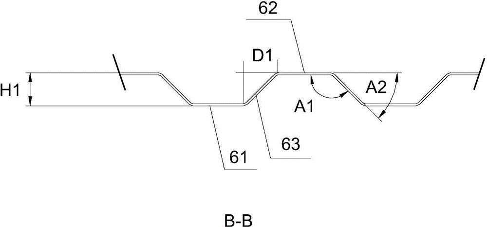 Side plate of container and container provided with side plate