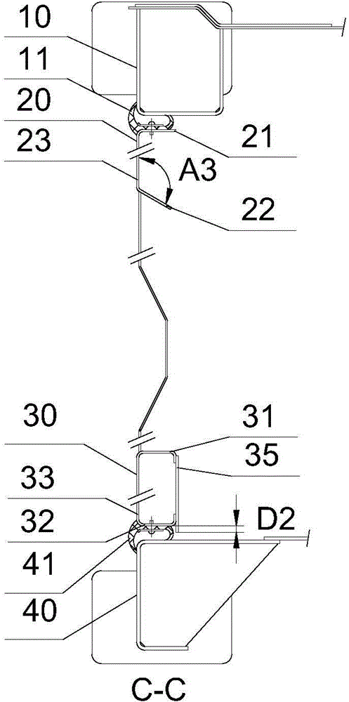 Side plate of container and container provided with side plate