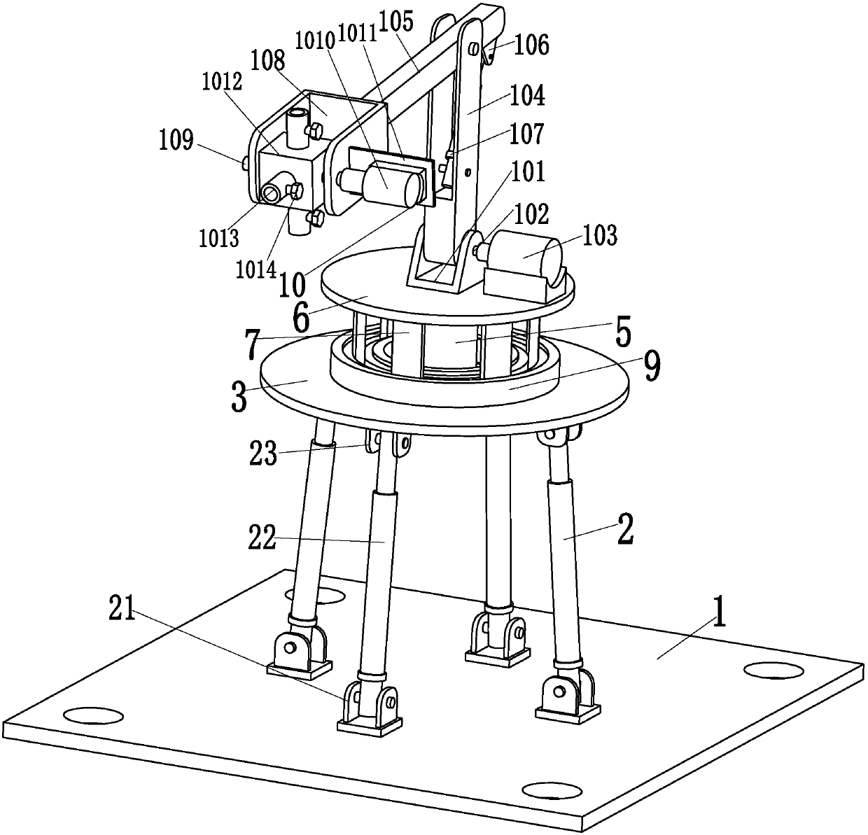 An electric power distribution box maintenance manipulator