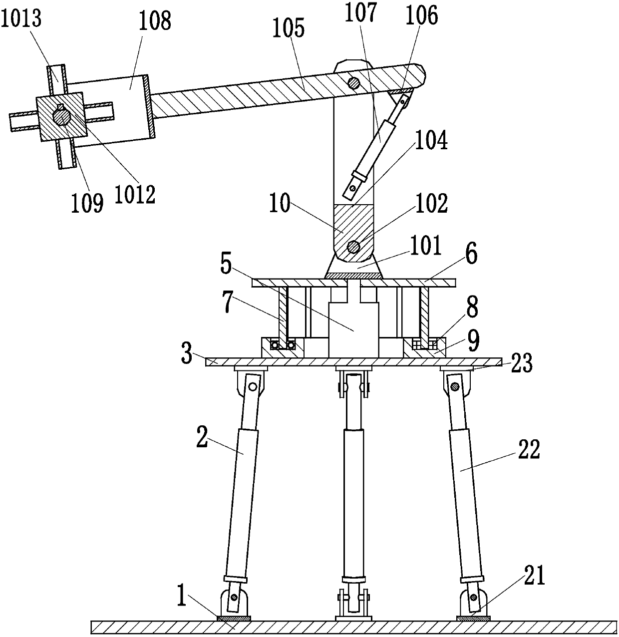 An electric power distribution box maintenance manipulator