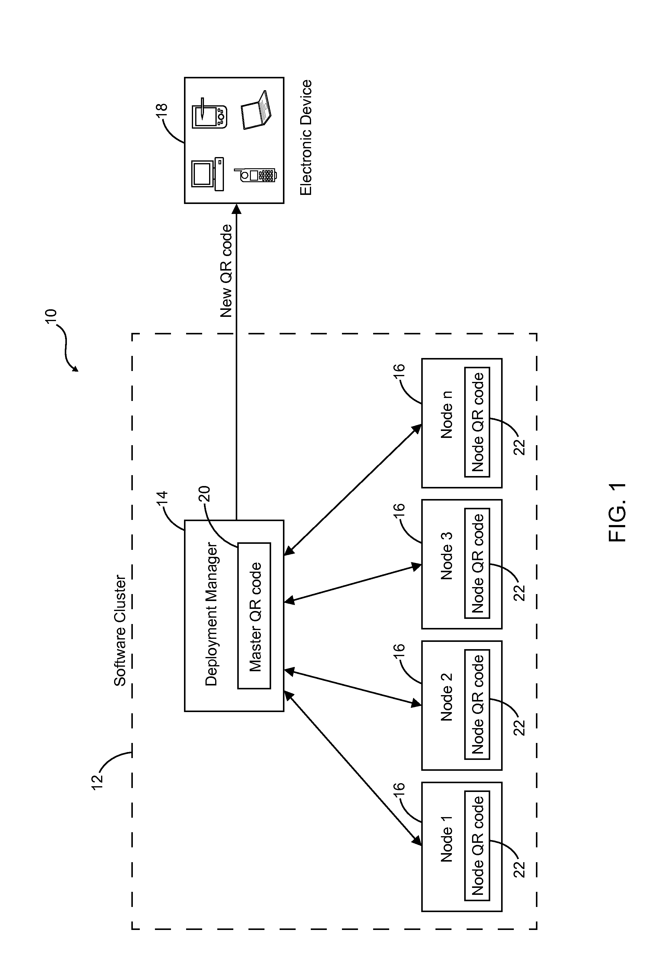 Self-diagnosing software systems using qr-code