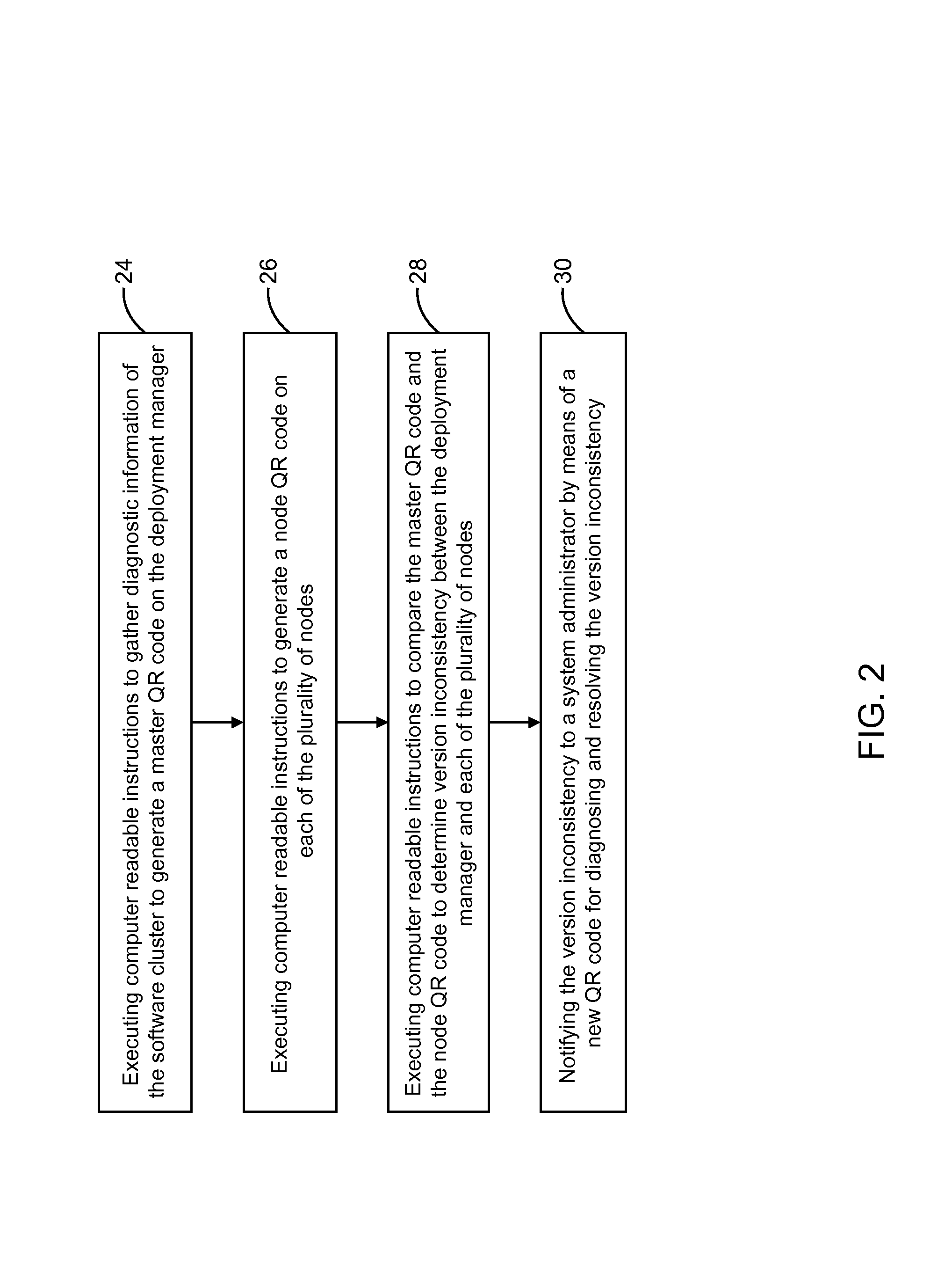 Self-diagnosing software systems using qr-code