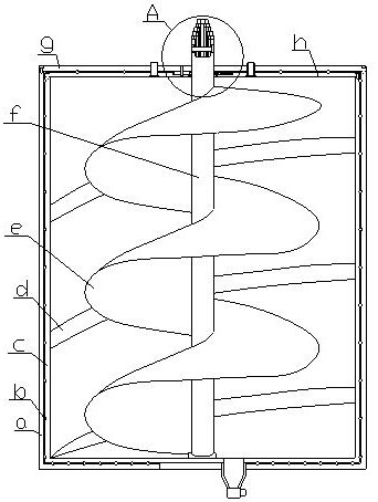 Mixing device for preparing industrial enzyme preparation