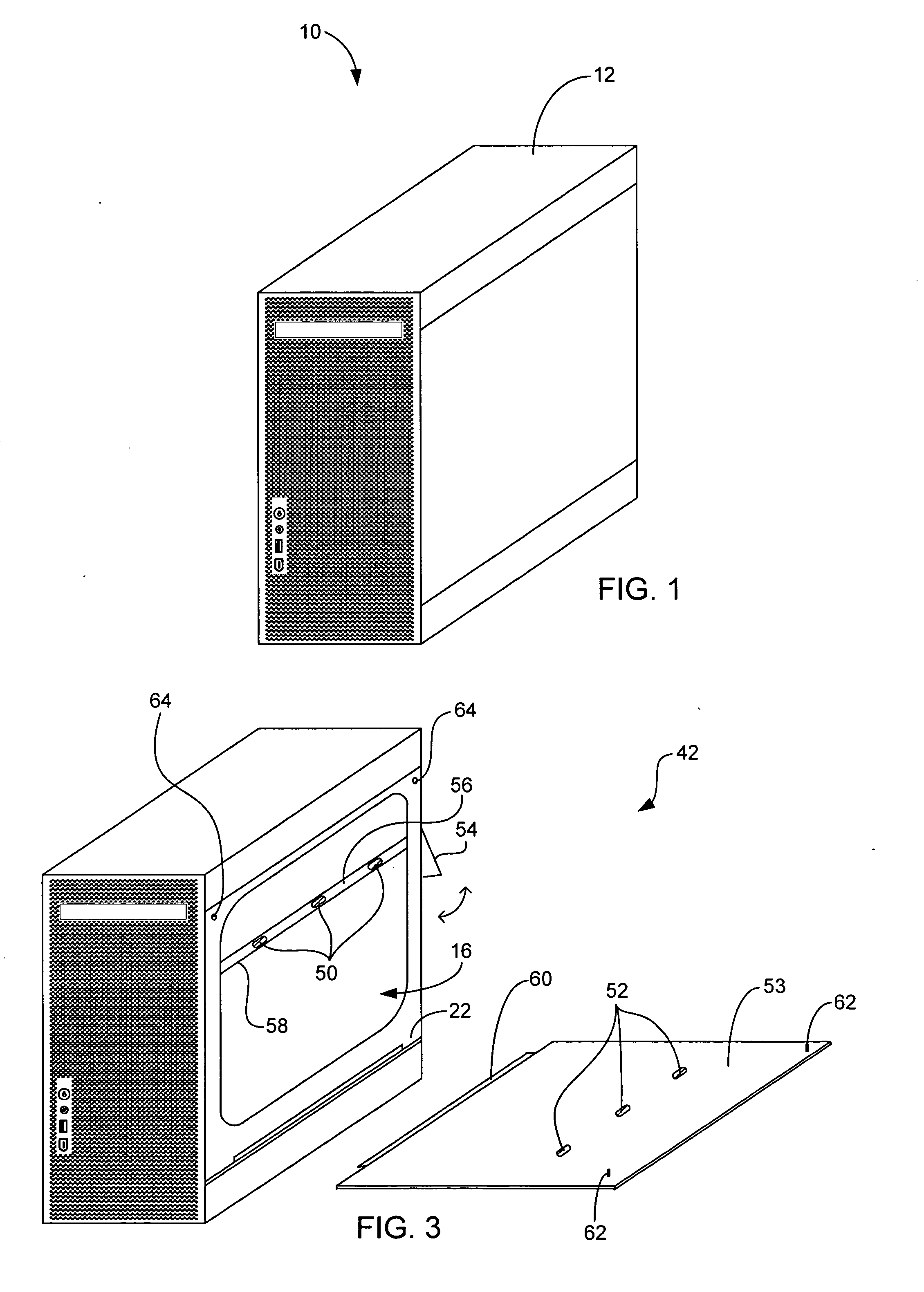 Quick release structures for a computer