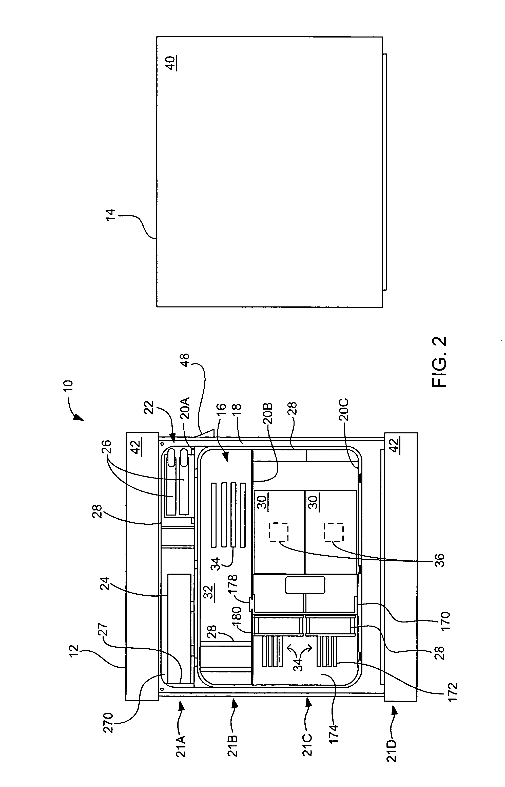 Quick release structures for a computer