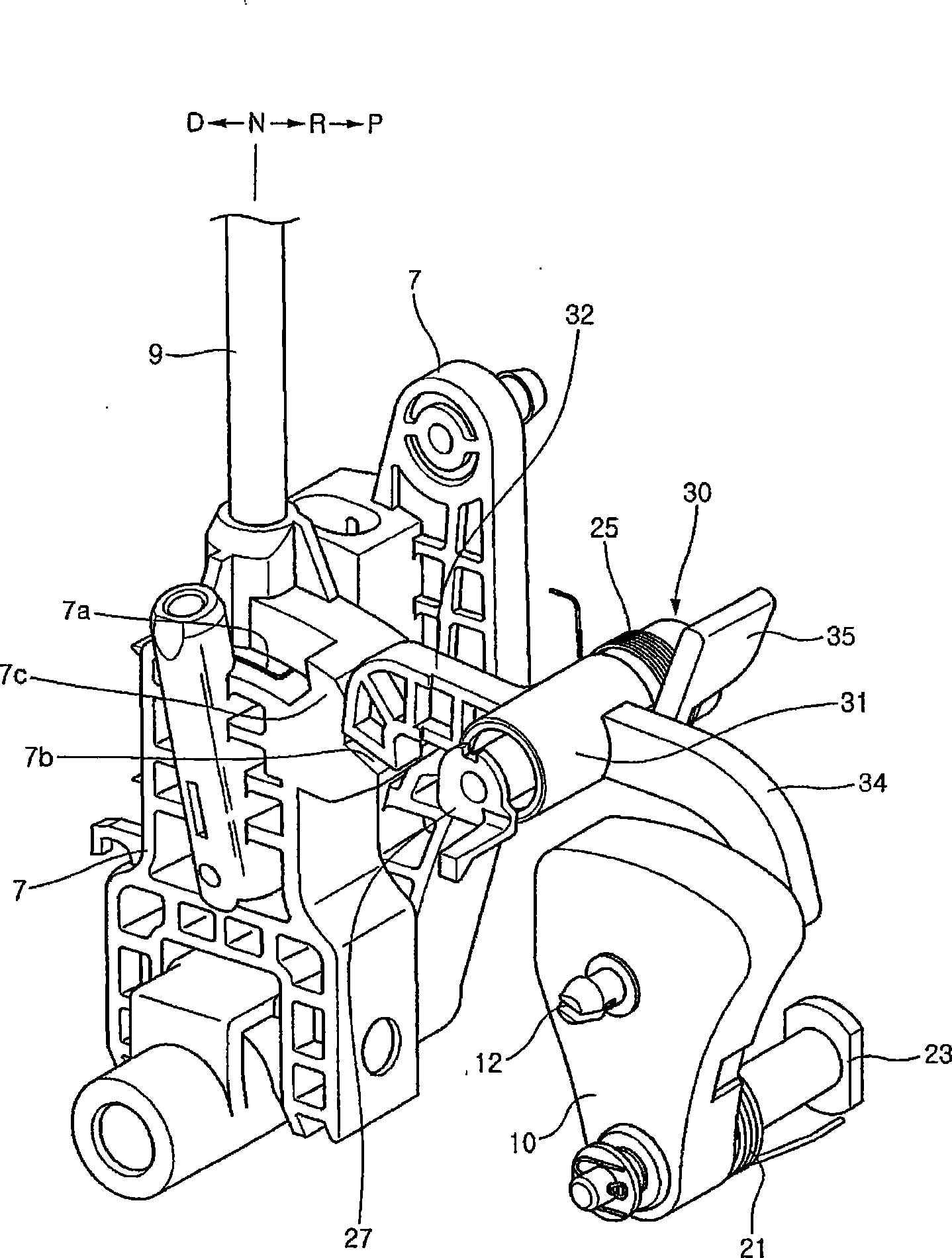 Apparatus for locking shift lever of automatic transmission in vehicle