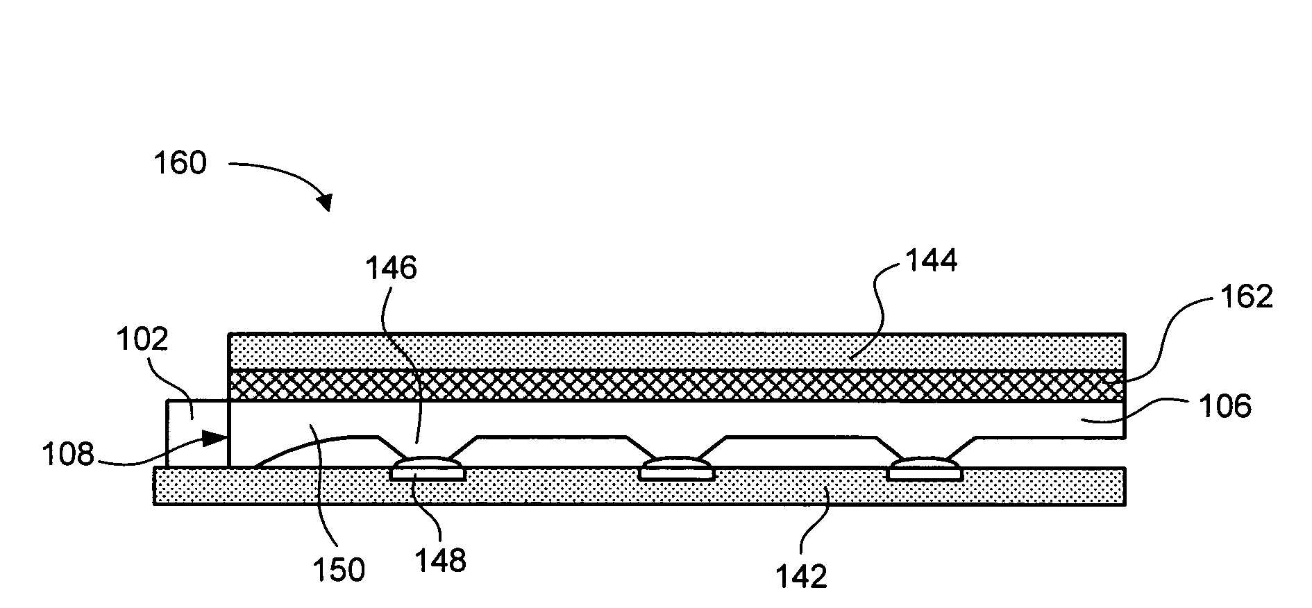 Low-profile backlight with flexible light guide