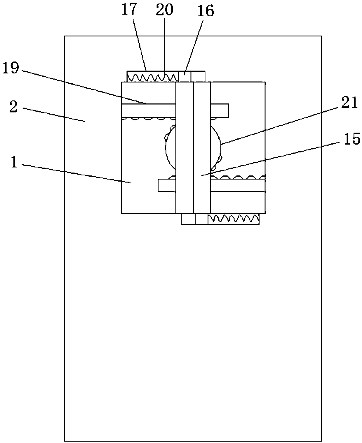 Environmental-friendly furnace gas temperature reduction dust removing device for waste acid treatment pyrolysis furnace