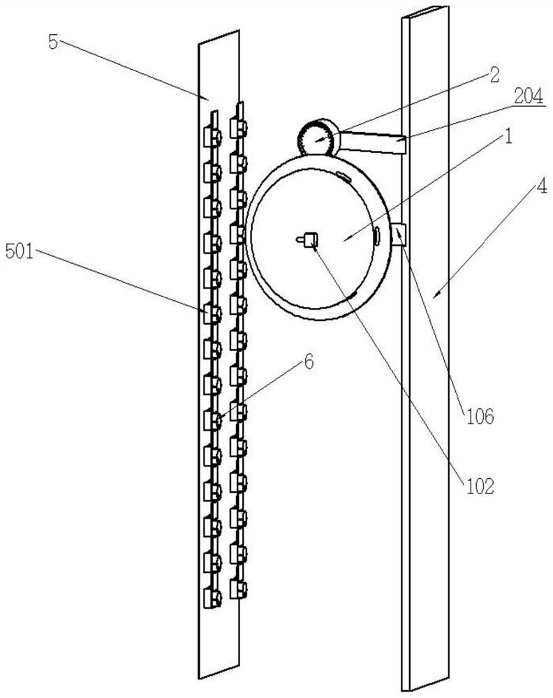 Mechanical device for quickly replacing multiple pipe jacking machine tool bits