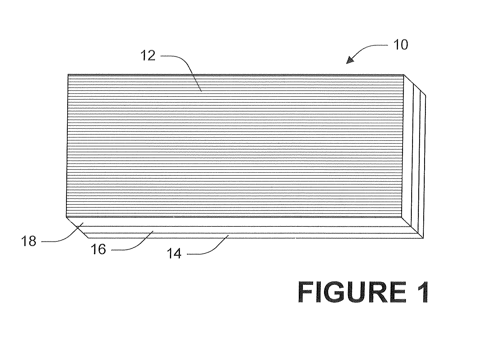 Panel containing bamboo