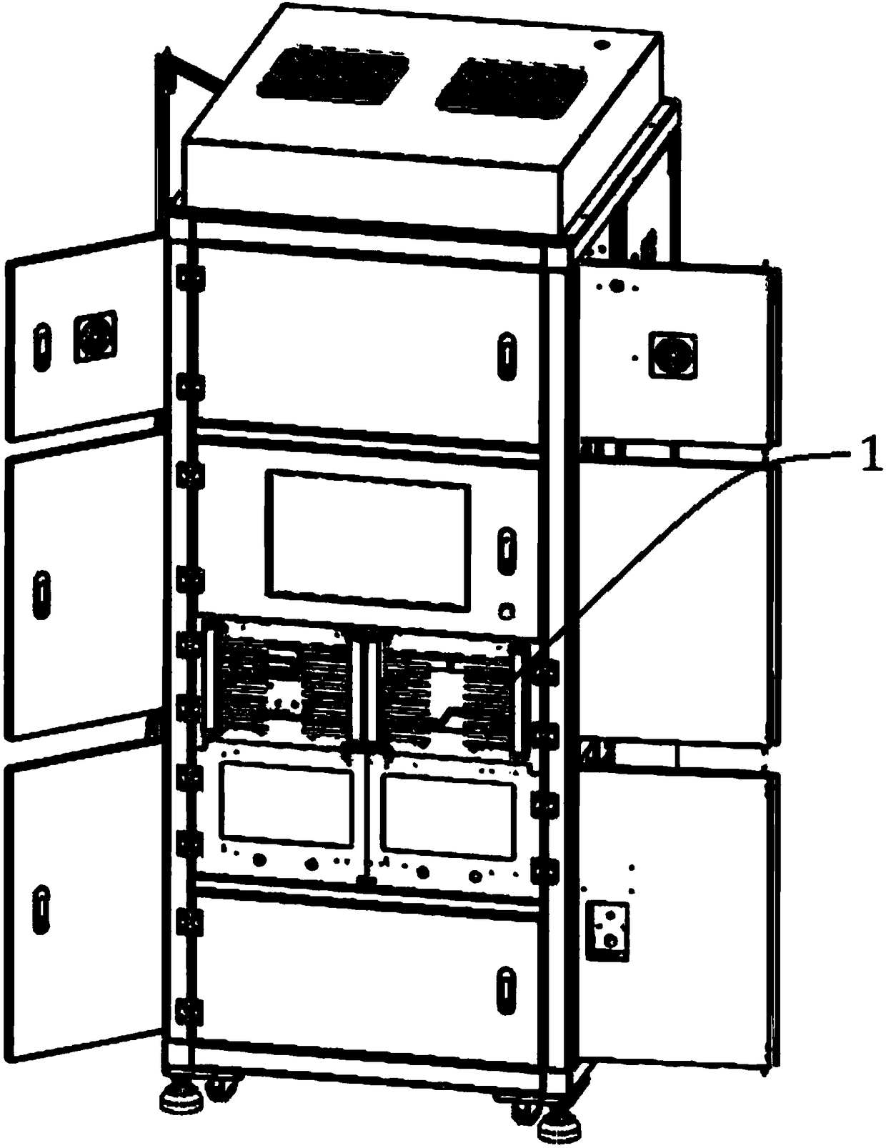 Single-point waterproof testing tool and testing system for electronic product