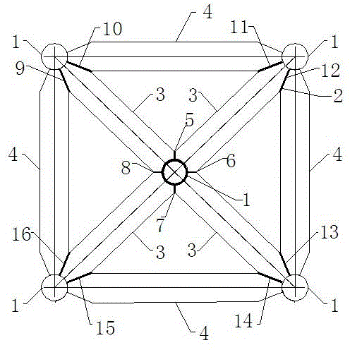 Steel bridge framework installing and welding method