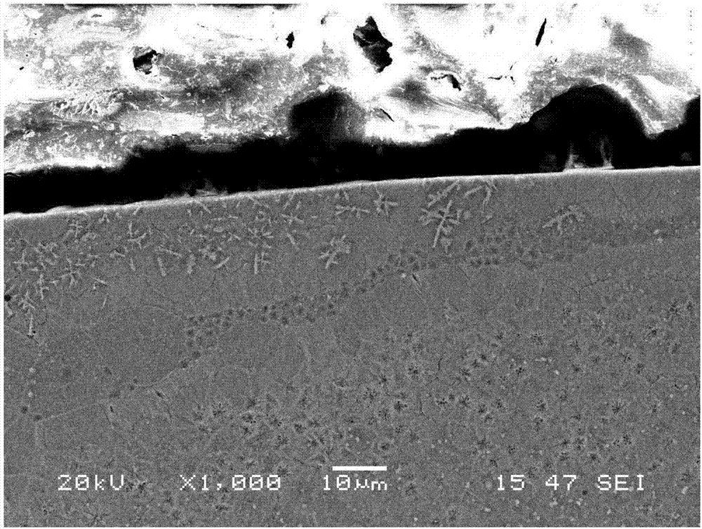 Method for preparing nickel-base amorphous alloy coating