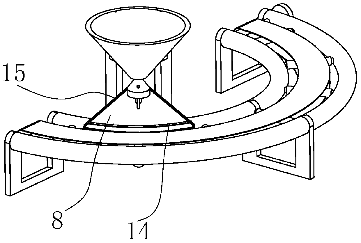 Salvia miltiorrhiza slice spreading equipment and using method thereof