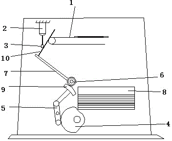 Stacking device for aluminum sheet transferring