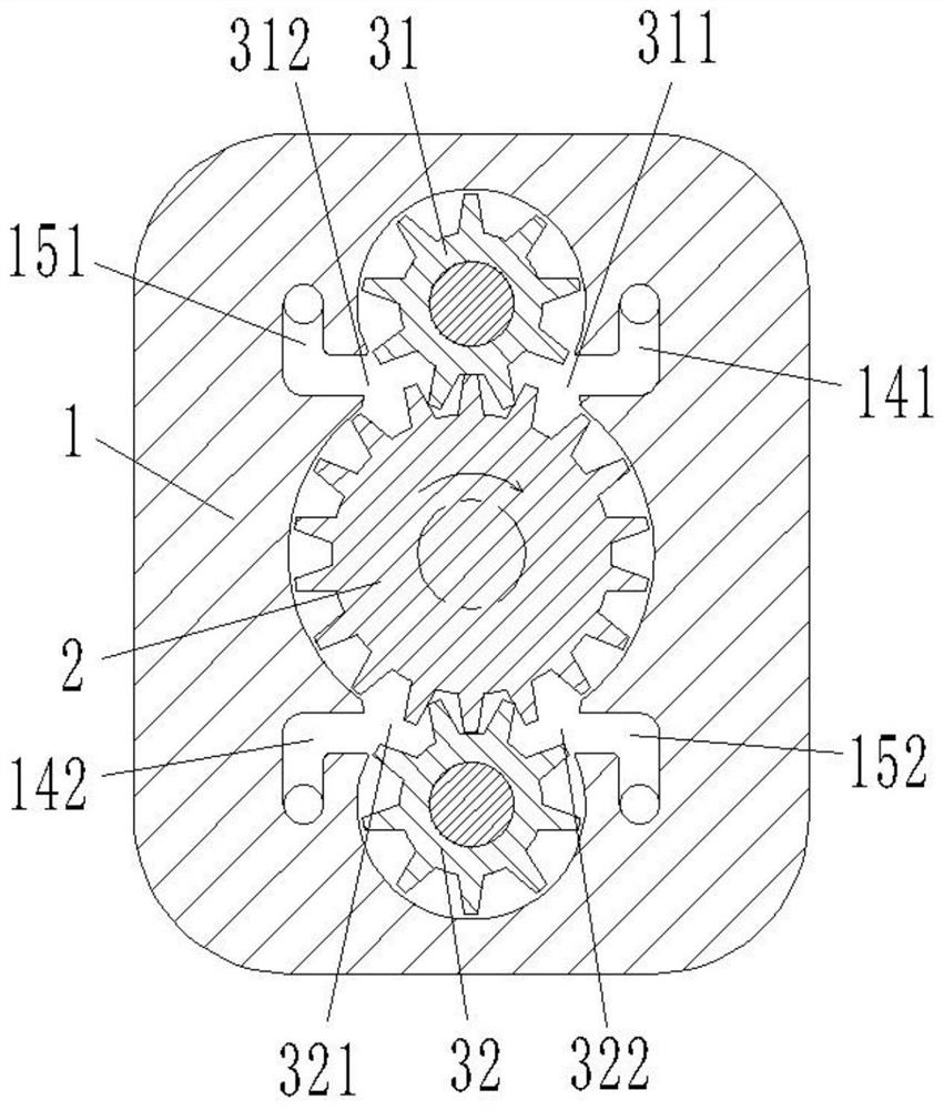 Duplex external gear pump