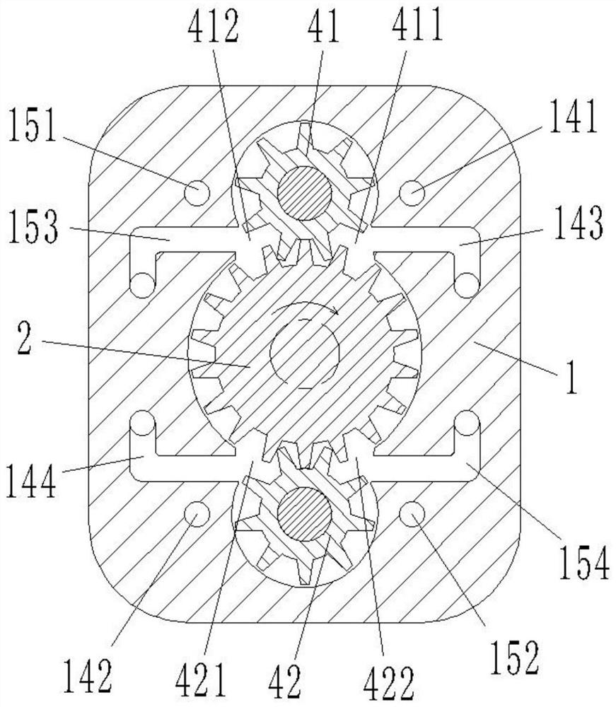 Duplex external gear pump