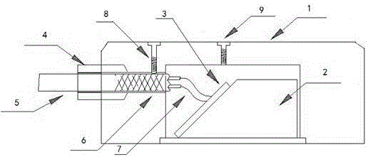 Sensor structure used for Doppler flow instrument and assembly method thereof