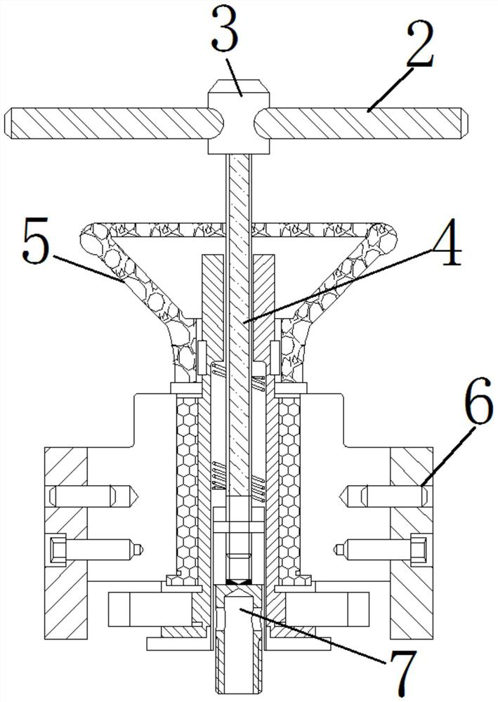 Auxiliary equipment for eliminating water hammer effect in high-end equipment manufacturing